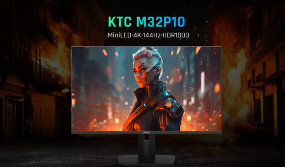 全新KTC M32P10S显示器：令人惊叹的4K画质与超强亮度，全面升级亮相