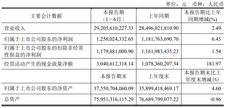 闻泰科技:上半年营收同比增长2.49%,净利润达12.58亿元,创下292.06亿元的新高
