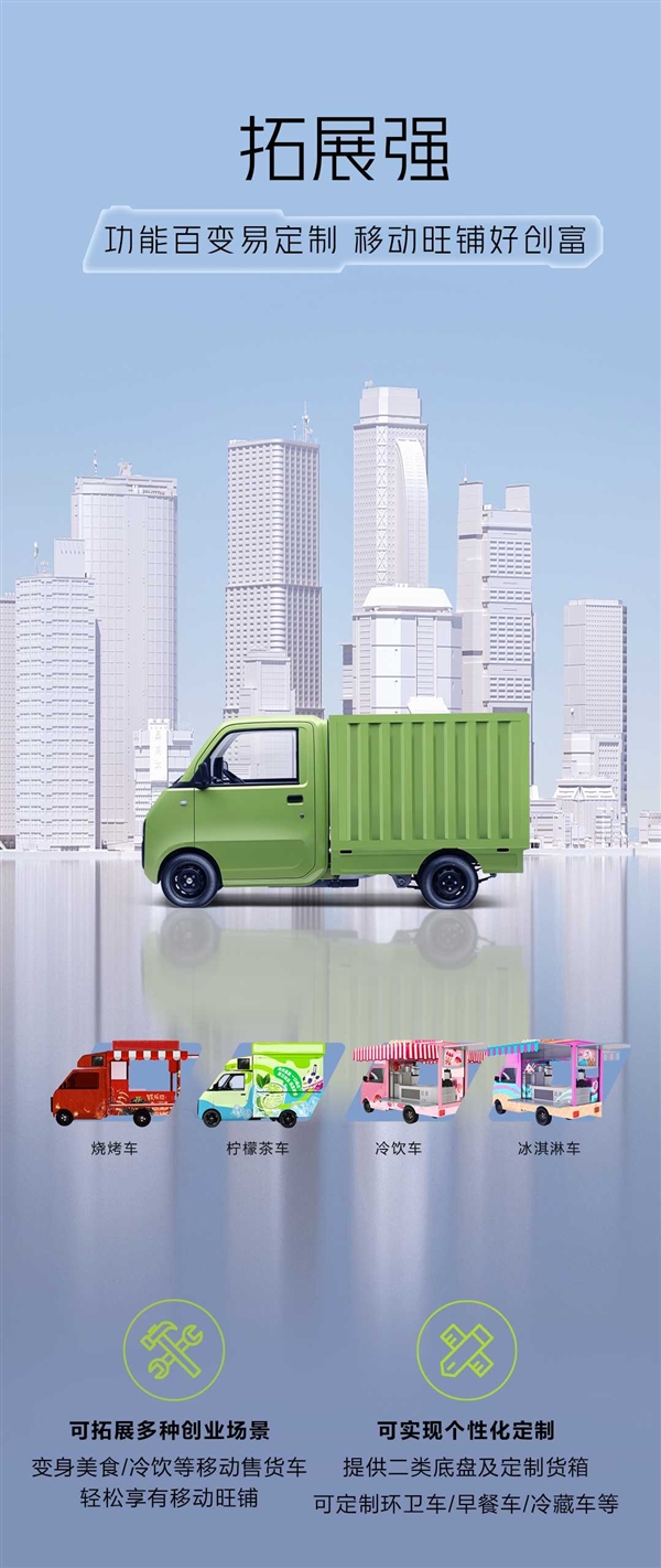 五菱E10新车发布：1.08米超窄车身，售价从3.68万起