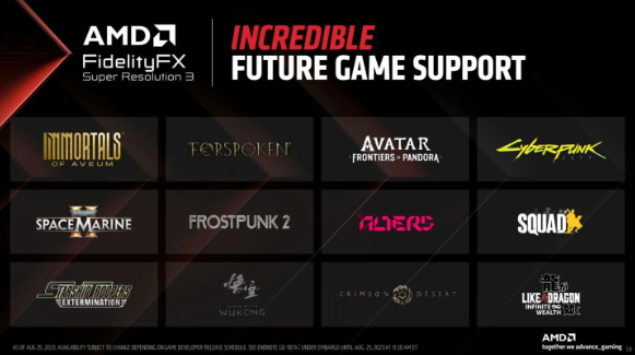 新的标题：AMD FSR 3技术秋季发布：游戏性能提升，显卡瓶颈问题得到解决