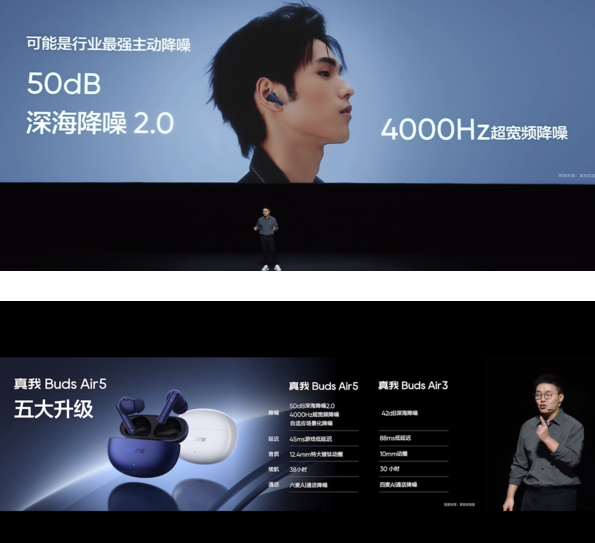 超宽频降噪技术助力纯净音质体验:真我Buds Air 5 Pro耳机发布