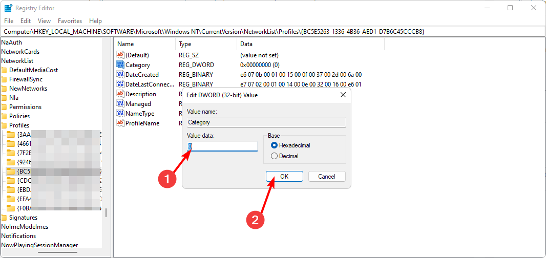 如何在 Windows 11 中更改网络类型为专用或公共