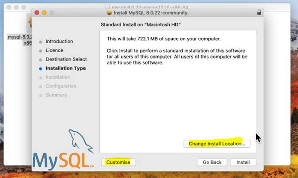 在 macOS 上安装 MySQL