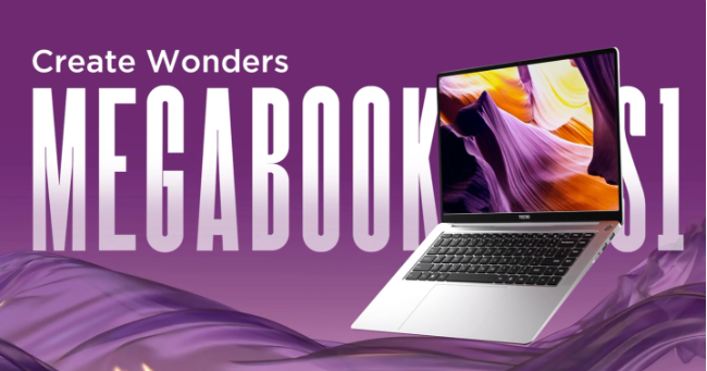 TECNO MEGABOOK S1炫彩版：IFA展会上引人注目的首款变色表面笔记本