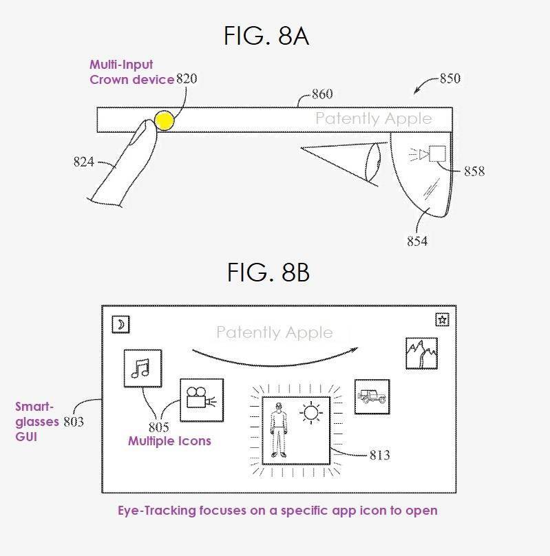 苹果两项 AR 眼镜专利获批:被动式散热设计、数字表冠交互方案