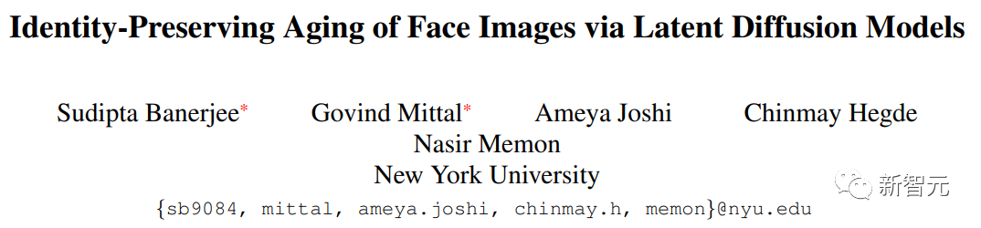 错误率降低44%!纽约大学最新「人脸生成」可让年龄随意变化:从少年到老年全覆盖