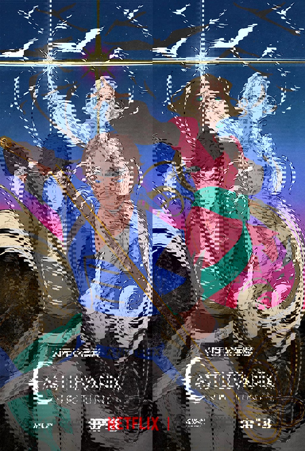 Netflix 动画剧集《恶魔城:夜曲》正式预告公开,9 月 28 日播出