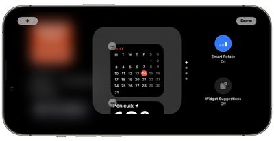 iOS 17:如何在待机模式下自定义小部件