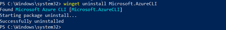 在 Windows 11 或 10 上，使用 Powershell 或 CMD 安装 Azure CLI