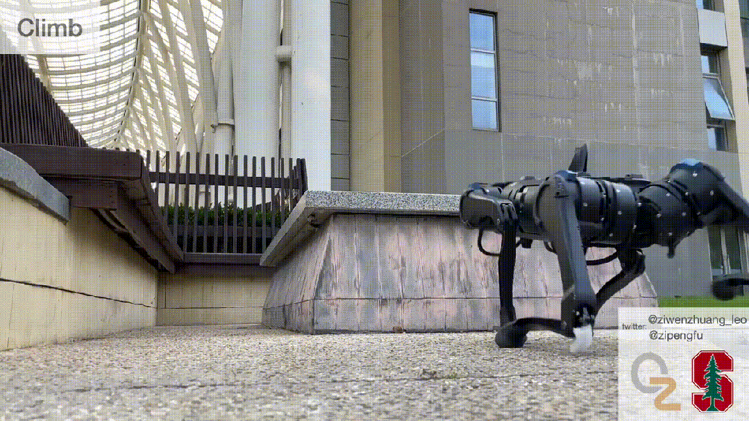 攀爬、跳跃、过窄缝，开源强化学习策略让机器狗能跑酷了