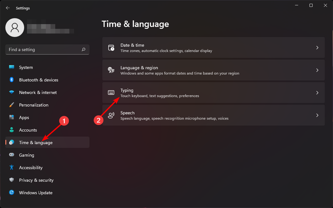 Windows 11 上如何启用或禁用自动更正拼写错误的单词功能