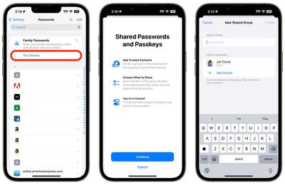 iOS 17:如何与朋友和家人共享密码