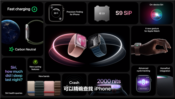 绽放光芒！Apple Watch Series 9带来的全新功能和设计亮点尽显精彩！