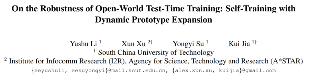 利用动态原型扩展的自训练方法，探索开放世界测试段训练技巧