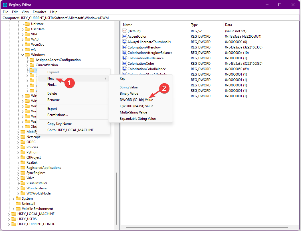 如何在 Windows 11 上更改标题栏颜色?