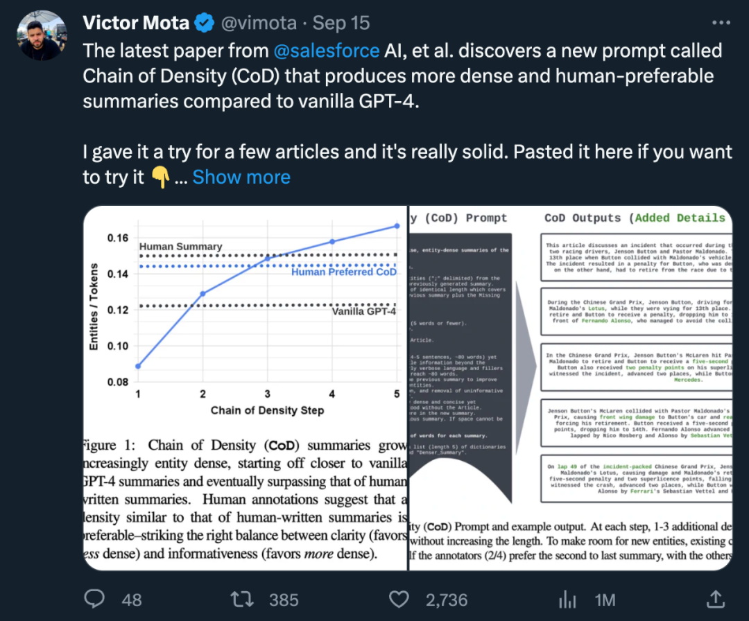 「字少信息量大」，Salesforce、MIT 研究者教 GPT-4「改稿」，数据集已开源