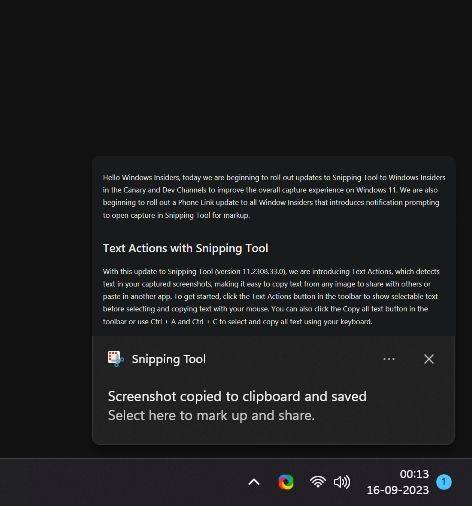 如何在 Windows 11 上从屏幕截图中复制文本