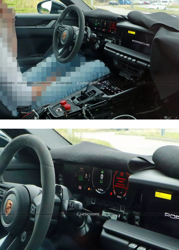 展望未来驾驶体验:保时捷Boxster EV内饰全景展示