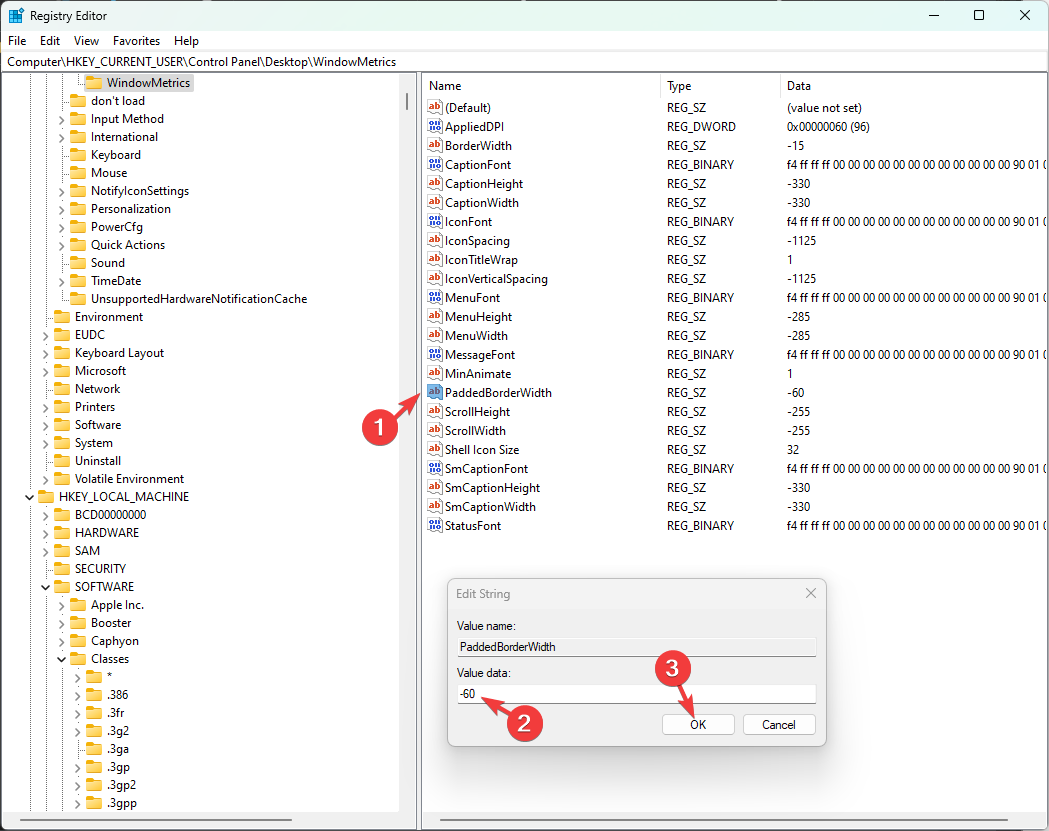 Windows 11 上调整窗口边框设置的方法:更改颜色和大小