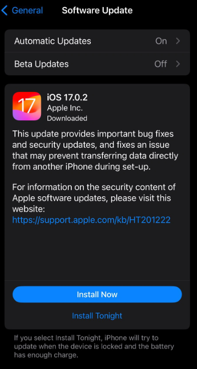 iOS 17.0.2更新现已推出,解决iPhone 15/Pro的数据传输难题