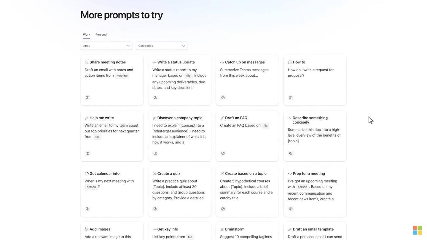 微软推出 Copilot Hub:11 月上线,员工共享 AI 使用心得的交流平台