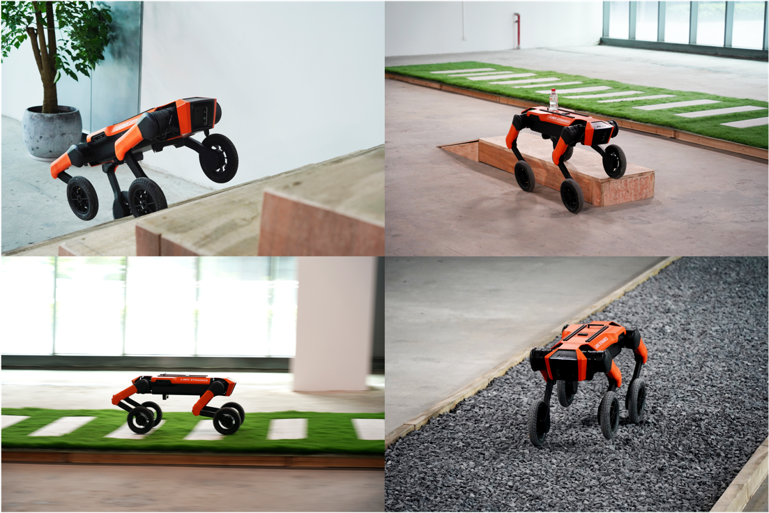 「逐际动力」发布首款四轮足机器人,以运动智能突破足式产品的落地和应用