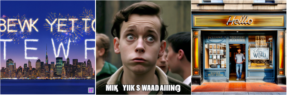 新标题:TextDiffuser:无惧图像中的文字,提供更高质量的文本渲染