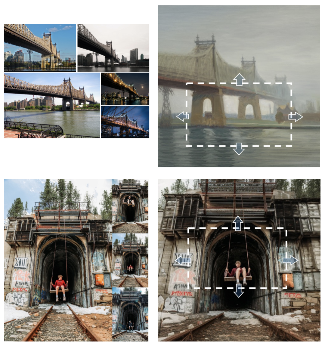 真实性震撼!谷歌和康奈尔大学推出真实图像补全技术RealFill