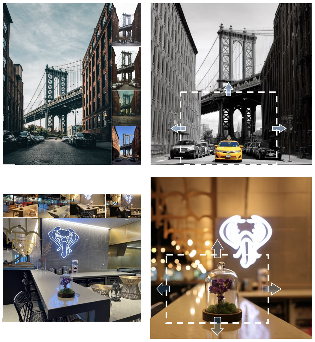 真实性震撼!谷歌和康奈尔大学推出真实图像补全技术RealFill