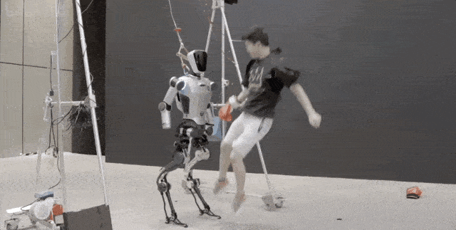 【直击引领区】站得稳、能小跑,还能进工厂“打工”……AI赋能人形机器人“具身智能”发展