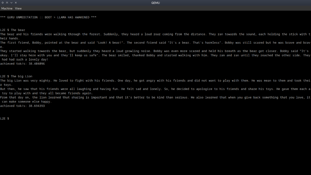 致敬TempleOS,有开发者创建了启动Llama 2的操作系统,网友:8G内存老电脑就能跑