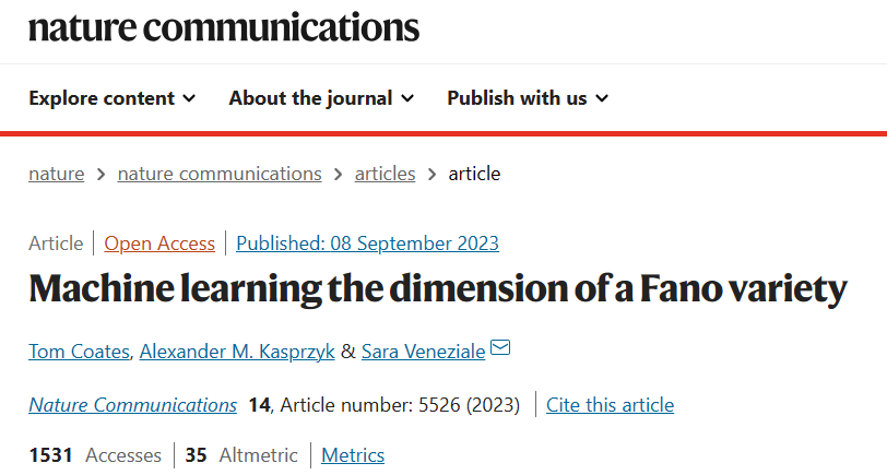 揭示了「原子几何」的奥秘：机器学习在推动数学领域的发展
