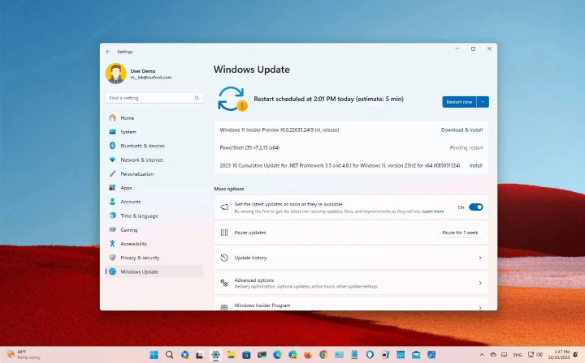 微软发布适用于Windows 11的KB5031463更新,版本号升至22635.2419