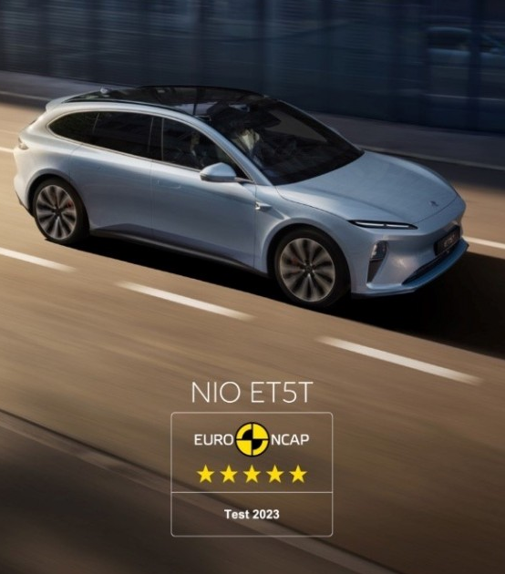 蔚来ET5T再次创造历史安全新纪录：2023年E-NCAP测试结果揭晓