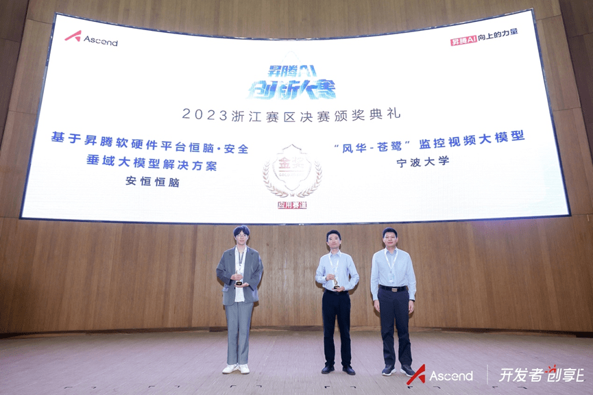 荣誉不断!安恒恒脑斩获昇腾AI创新大赛浙江赛区金奖