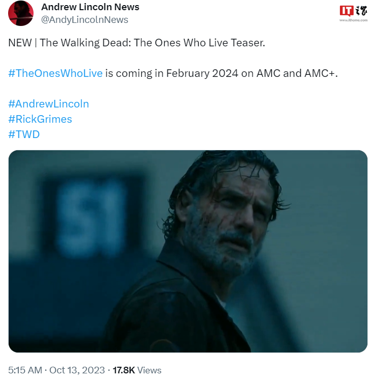 衍生剧集《行尸走肉：生存者》新预告公布：讲述瑞克和米琼恩的爱情故事，明年 2 月播出