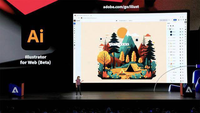 AI 生成矢量图形功能现已开放公测,网页版 Adobe Illustrator 等你来体验