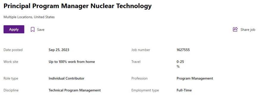 AI耗能太多怎么办？微软正考虑引入小型核反应堆