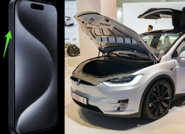 新选择:特斯拉遥控钥匙搭配iPhone 15 Pro操作按钮