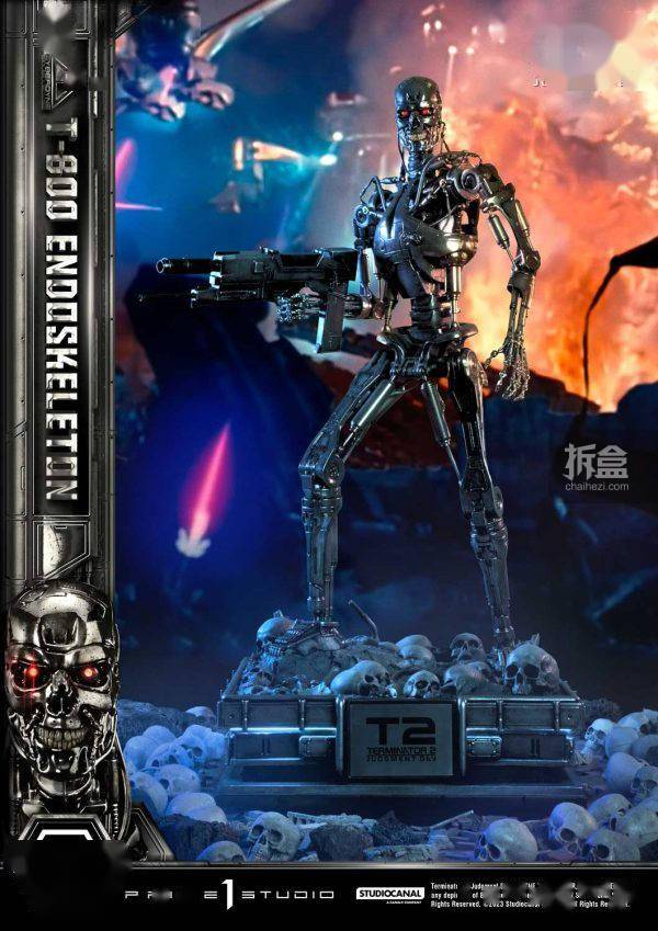 PRIME 1 STUDIO 终结者2 T800骨骼机器人 1/3电影雕像