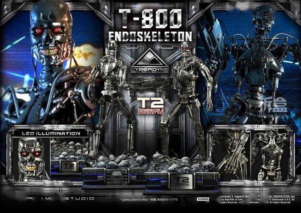 PRIME 1 STUDIO 终结者2 T800骨骼机器人 1/3电影雕像