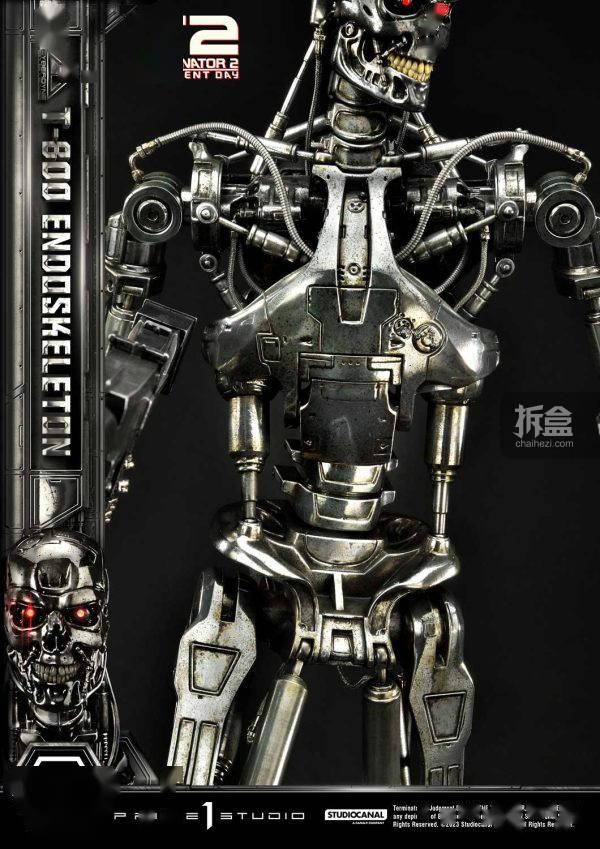 PRIME 1 STUDIO 终结者2 T800骨骼机器人 1/3电影雕像