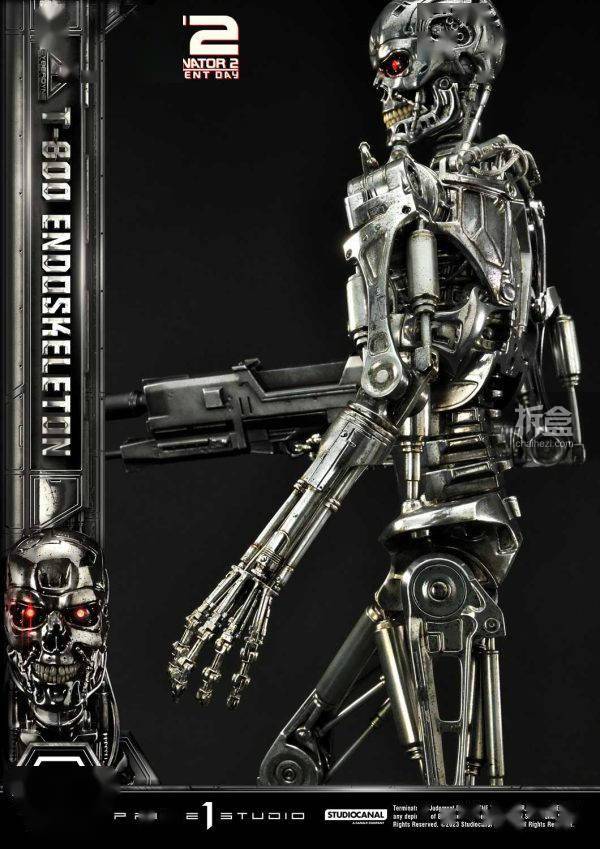 PRIME 1 STUDIO 终结者2 T800骨骼机器人 1/3电影雕像
