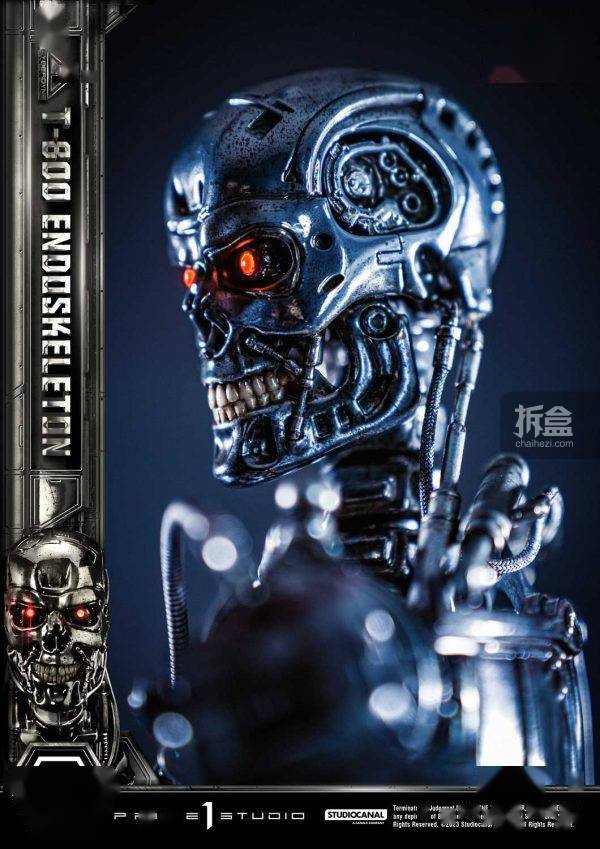 PRIME 1 STUDIO 终结者2 T800骨骼机器人 1/3电影雕像