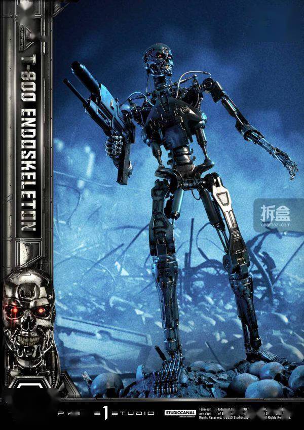 PRIME 1 STUDIO 终结者2 T800骨骼机器人 1/3电影雕像