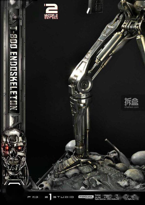 PRIME 1 STUDIO 终结者2 T800骨骼机器人 1/3电影雕像