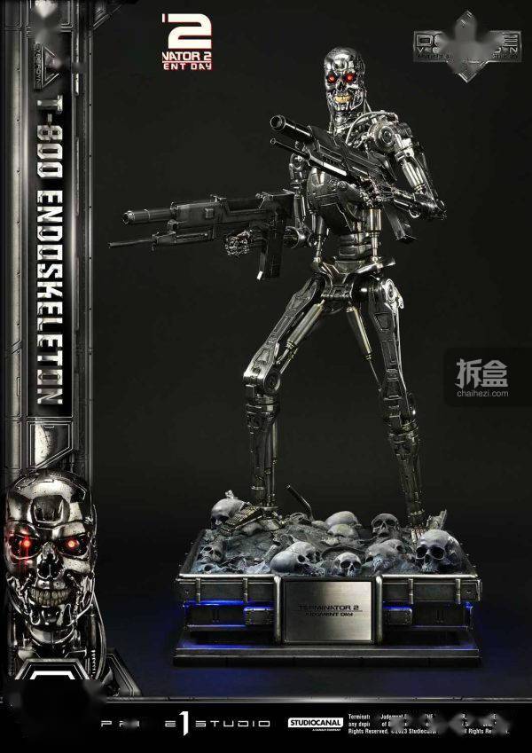 PRIME 1 STUDIO 终结者2 T800骨骼机器人 1/3电影雕像