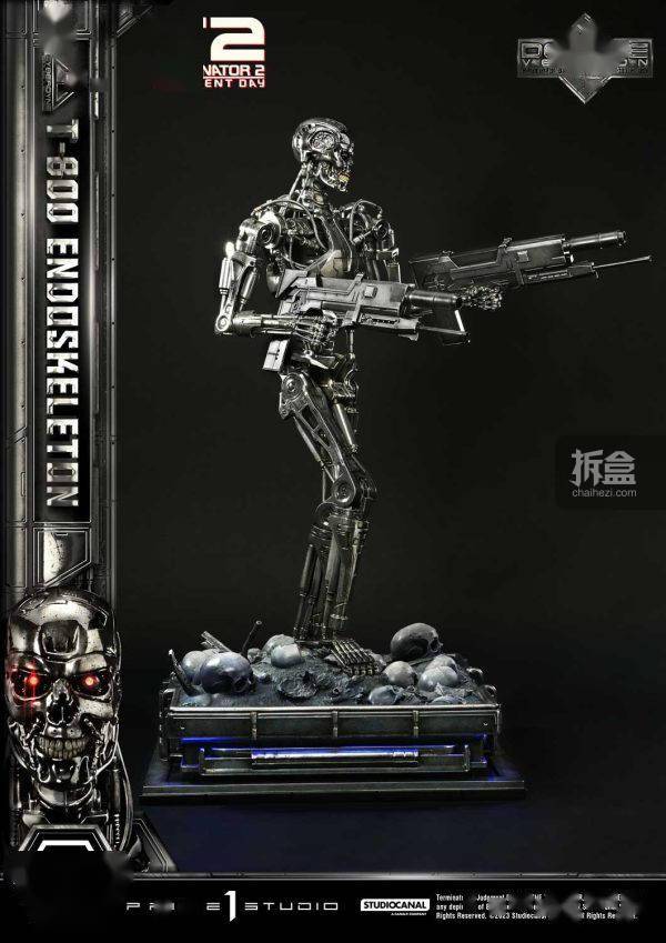 PRIME 1 STUDIO 终结者2 T800骨骼机器人 1/3电影雕像