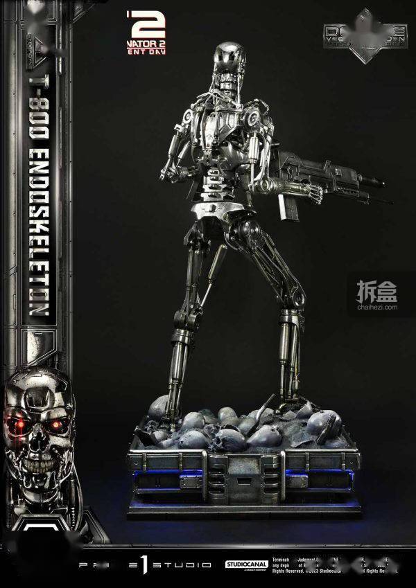 PRIME 1 STUDIO 终结者2 T800骨骼机器人 1/3电影雕像