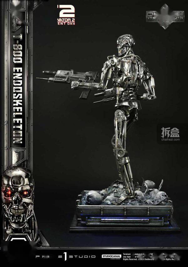 PRIME 1 STUDIO 终结者2 T800骨骼机器人 1/3电影雕像